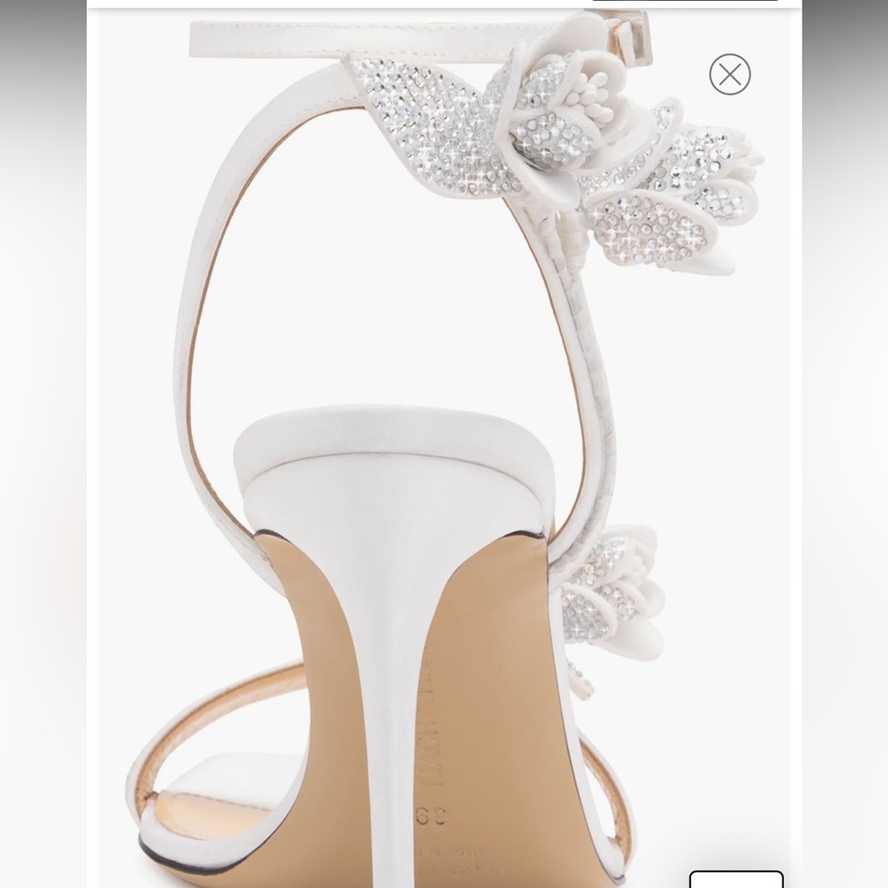 Mach & Mach wonder tulip slingback sandal - white - 38.5 - Picture 4 of 7